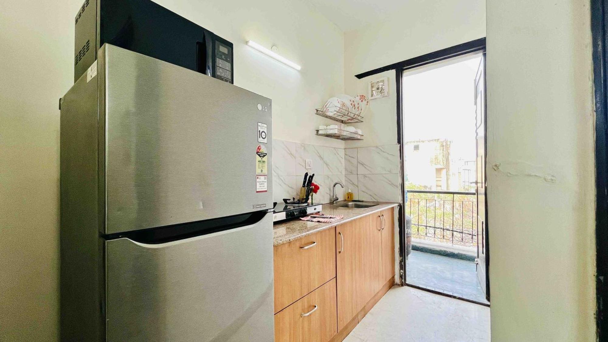 Olive Service Apartments - Greater Kailash Nueva Delhi Habitación foto