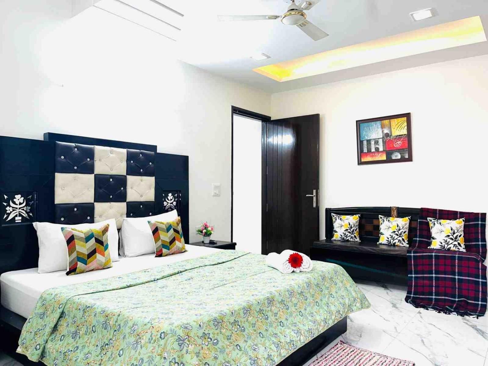 Olive Service Apartments - Greater Kailash Nueva Delhi Habitación foto
